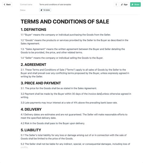 BOOKING AND SALE TERMS AND CONDITIONS